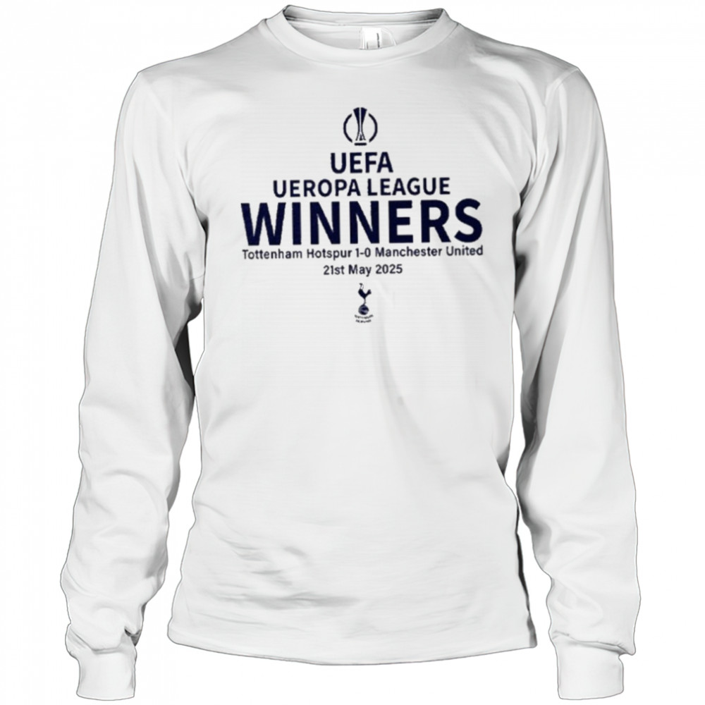 Tottenham Hotspur Europa League Winners Shirt Long Sleeved