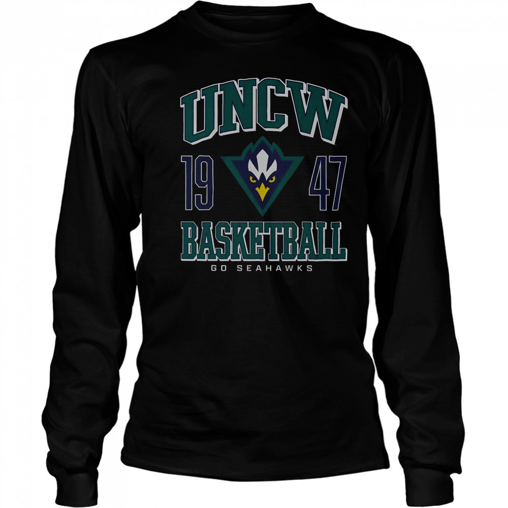 UNC Wilmington Seahawks Basketball 1947 T-Shirt Long Sleeved