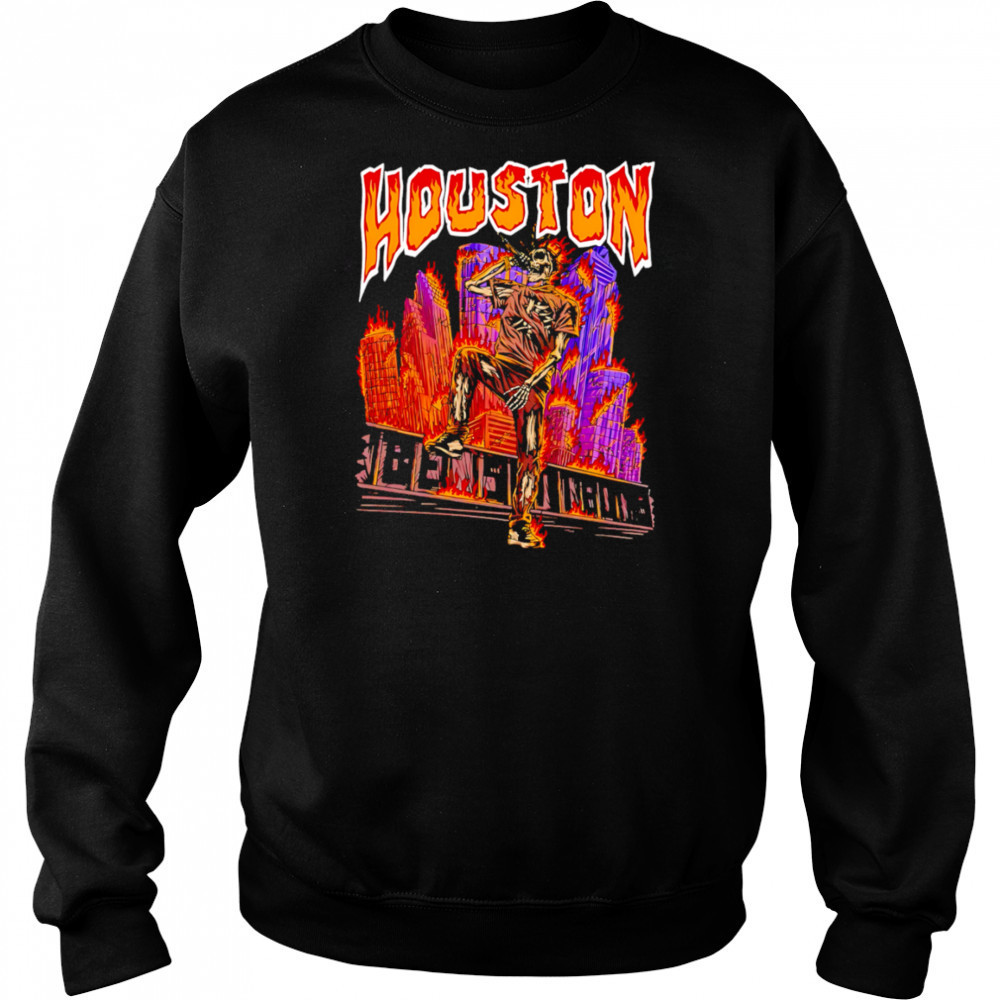 Utopia Tour Circus Houston Warrant skeleton shirt Hoodie