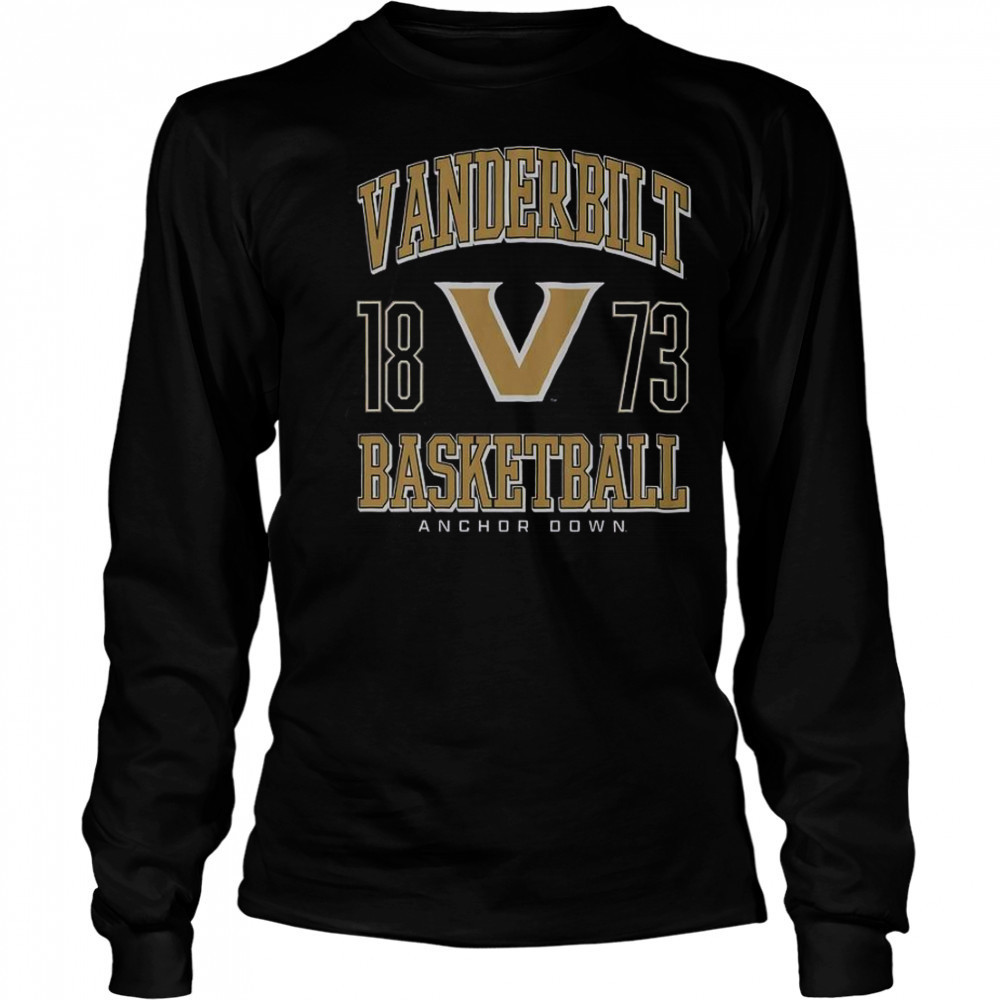 Vanderbilt Commodores Basketball T-Shirt Long Sleeved
