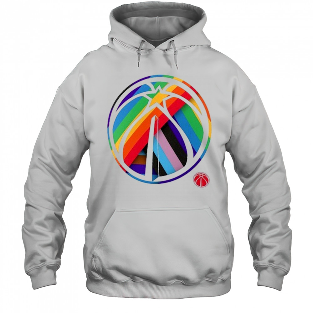 Washington Wizards Team Logo Pride T-Shirt Hoodie