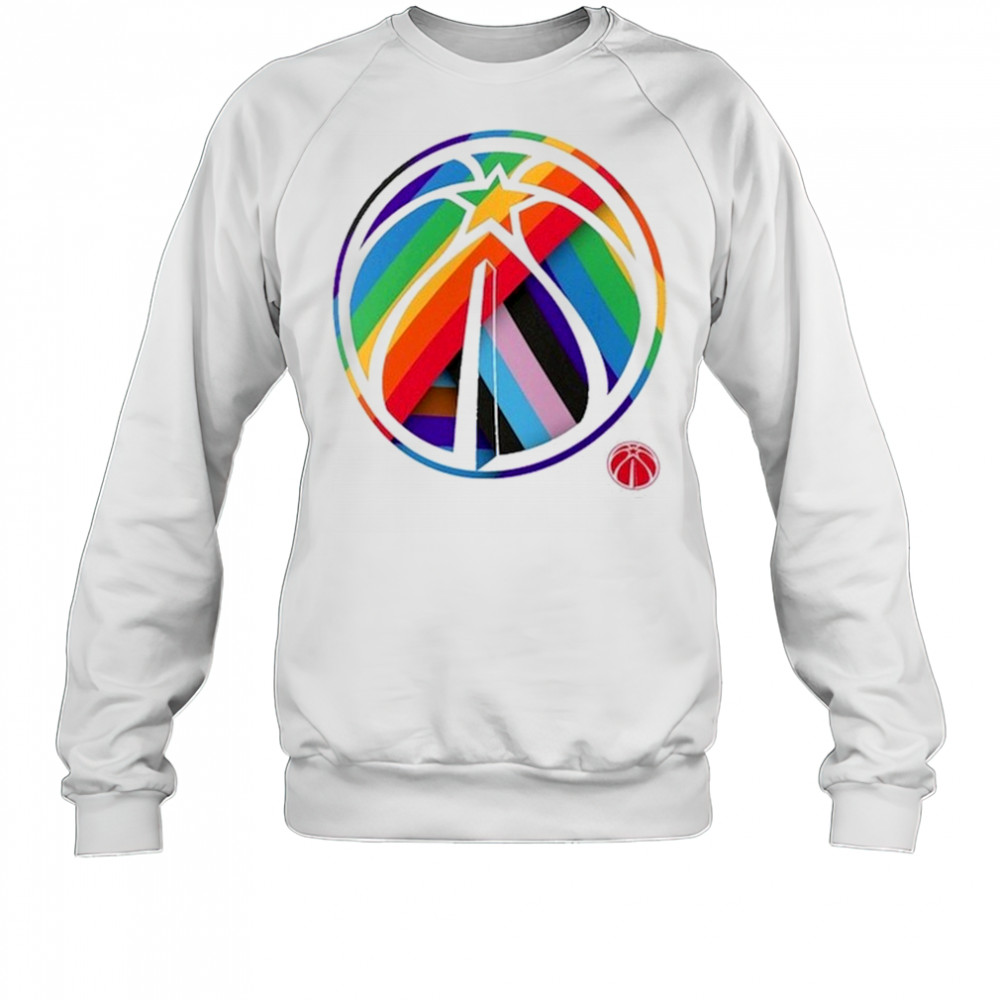 Washington Wizards Team Logo Pride T-Shirt Sweatshirt