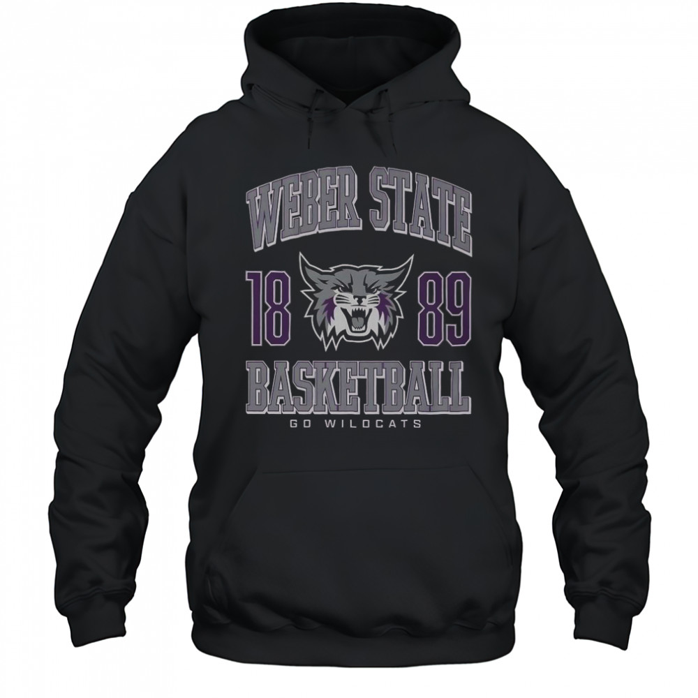 Weber State Wildcats Basketball 1889 T-Shirt Hoodie