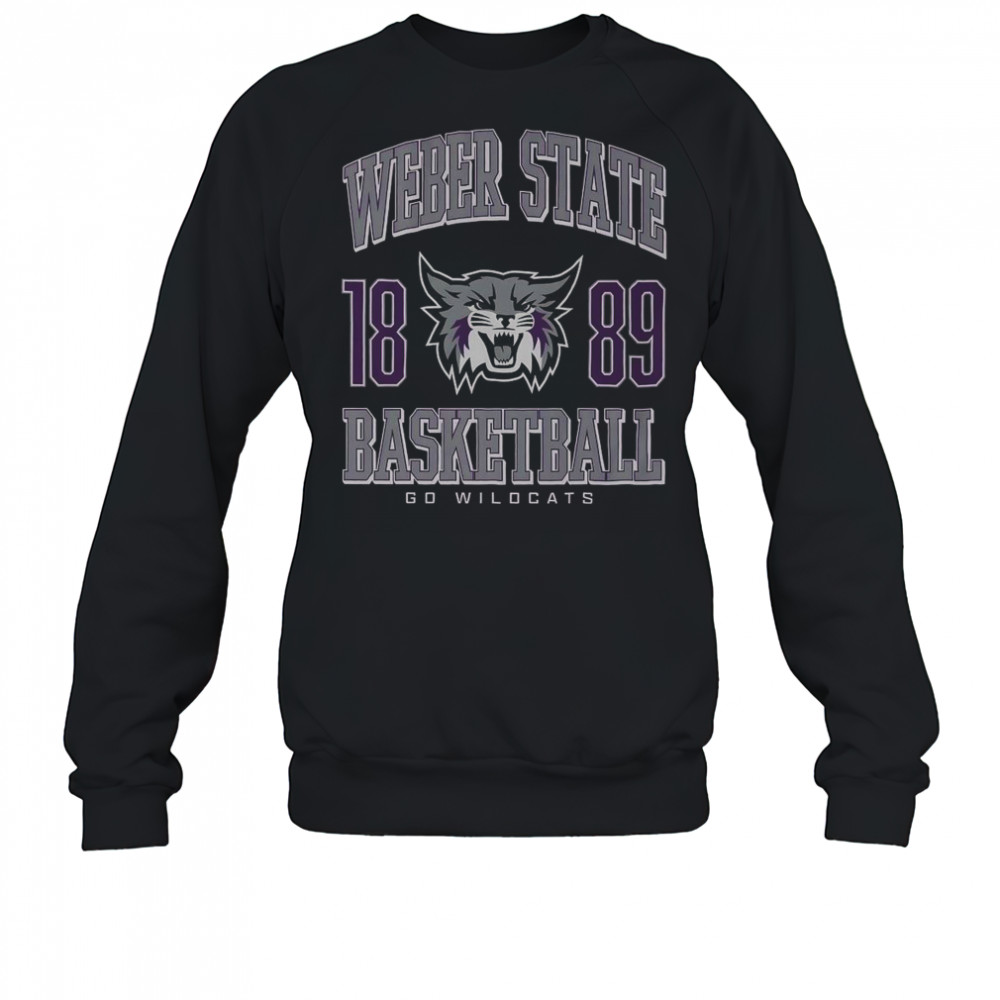 Weber State Wildcats Basketball 1889 T-Shirt Sweatshirt