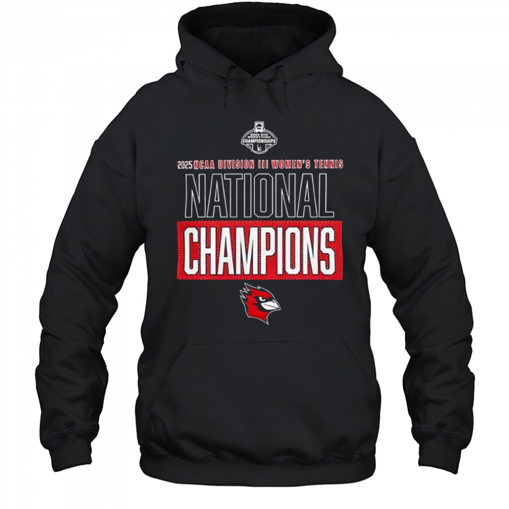 Wesleyan Cardinals 2025 NCAA Division III Women’s Tennis National Champions T-Shirt Hoodie
