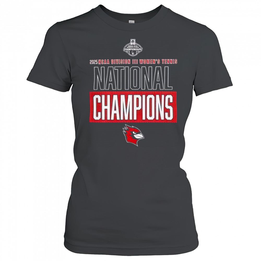 Wesleyan Cardinals 2025 NCAA Division III Women’s Tennis National Champions T-Shirt Women's T-shirt