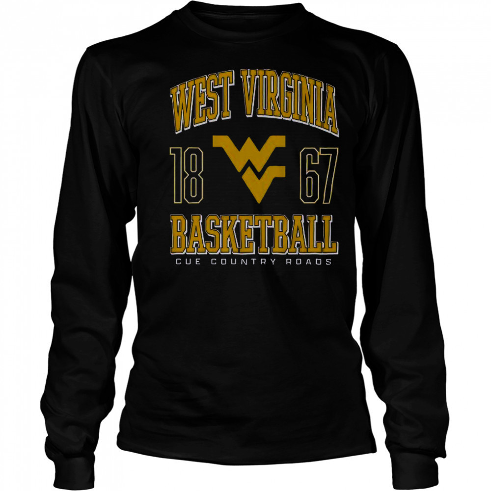 West Virginia Mountaineers Basketball 1867 T-Shirt Long Sleeved