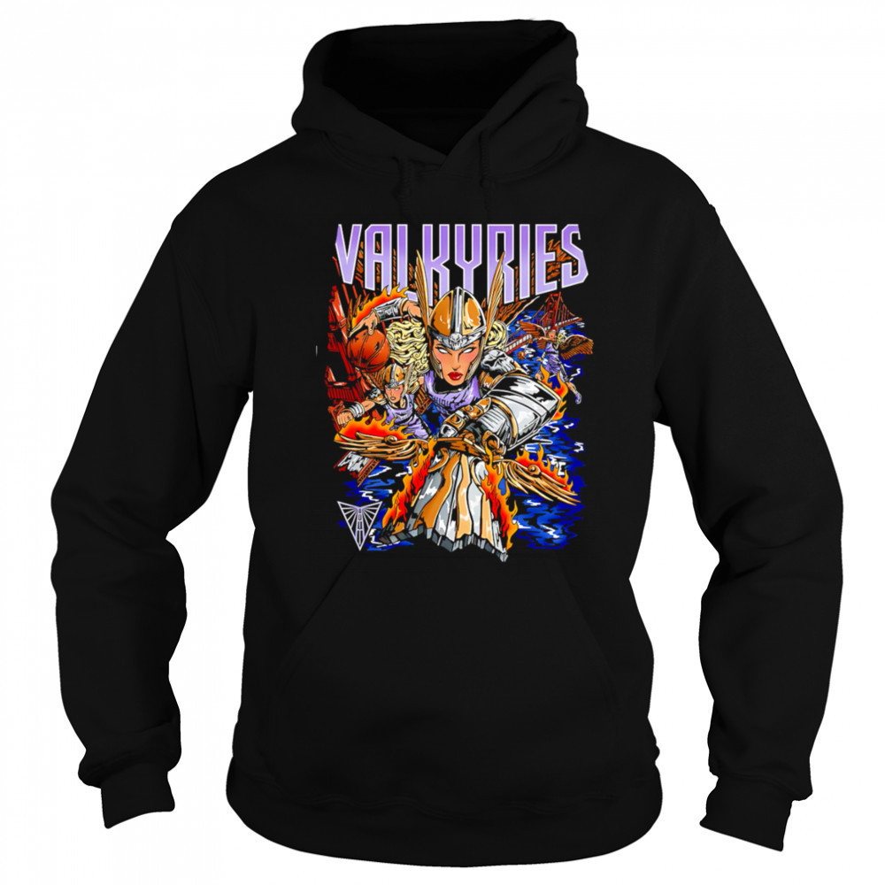 Wnba Valkyries female warrior shirt Sweatshirt