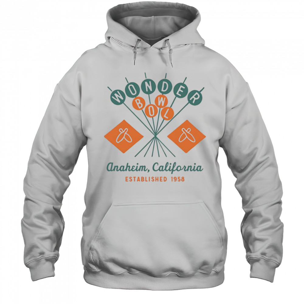 Wonder Bowl Anaheim CA Bowling Alley vintage shirt Hoodie