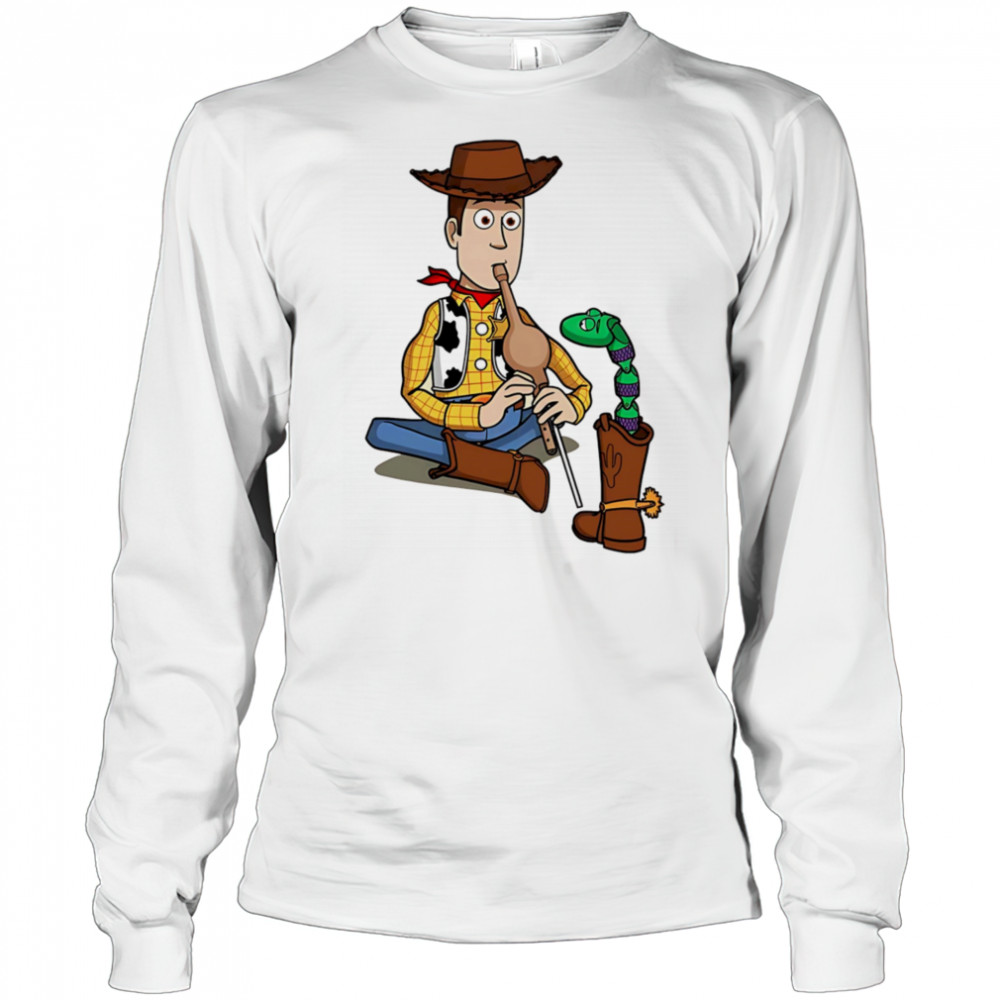Woody snake in boot shirt Long Sleeved