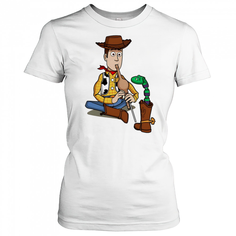 Woody snake in boot shirt Women's T-shirt