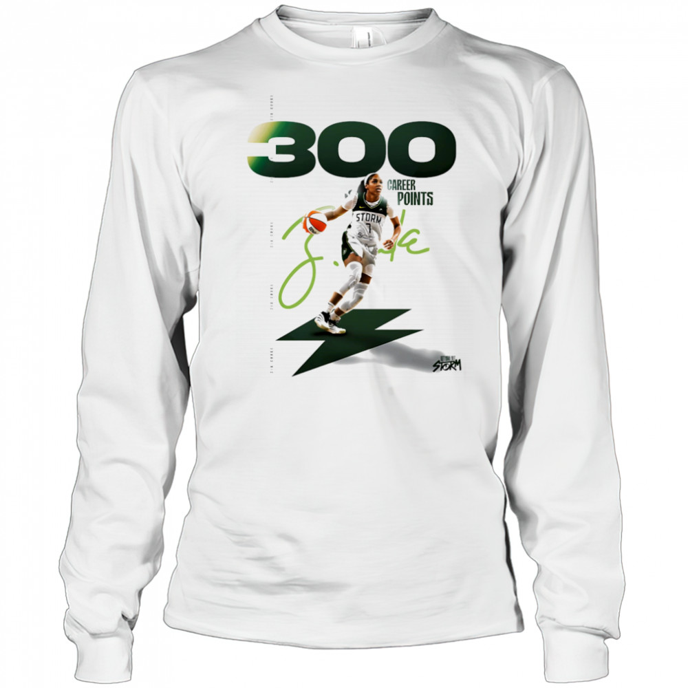 Zia Cooke 300 career points shirt Long Sleeved