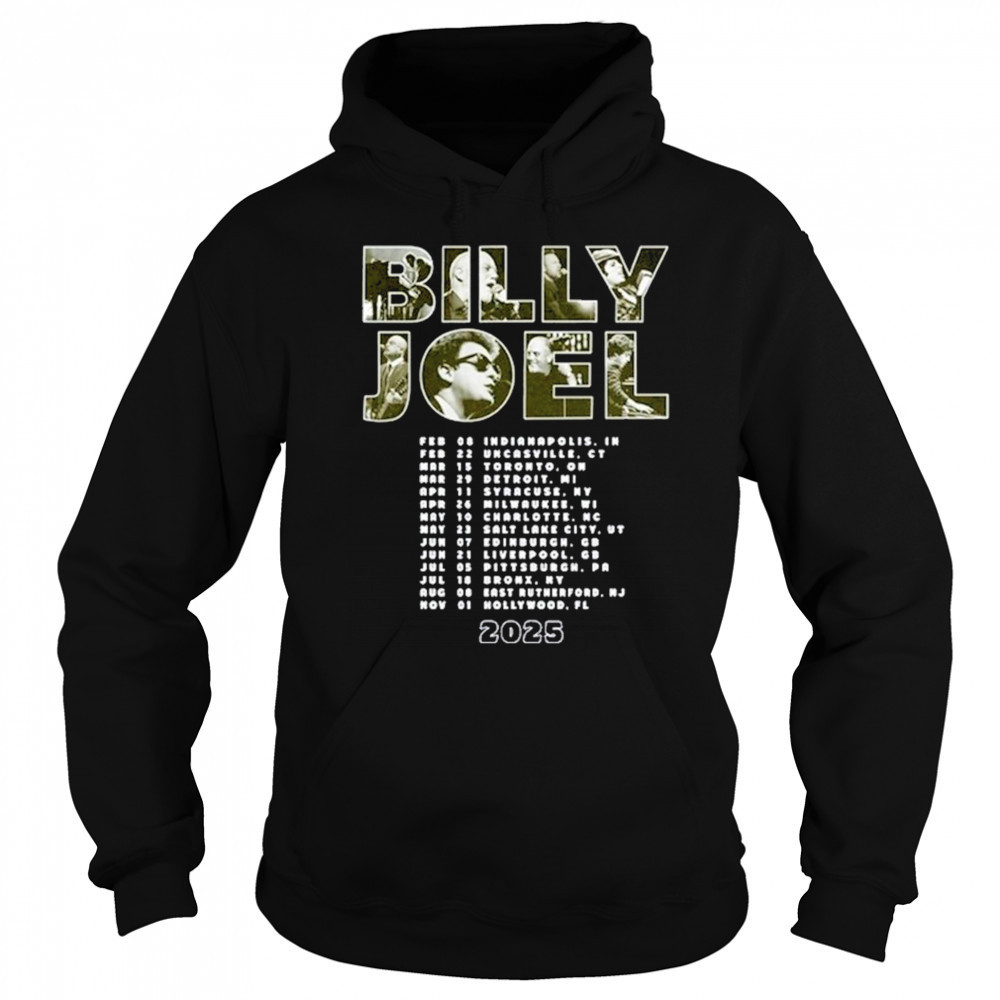 2025 Billy Joel Live In Concert Shirt Sweatshirt