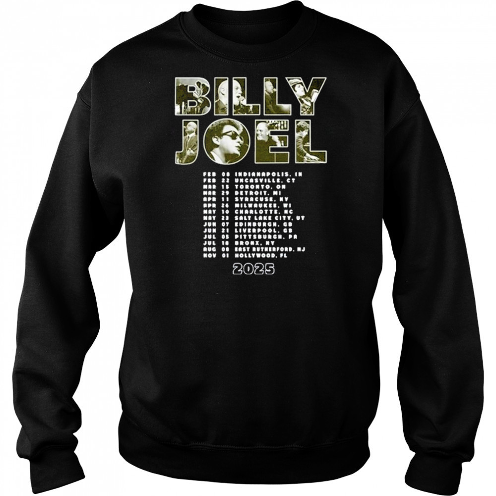 2025 Billy Joel Live In Concert Shirt Hoodie