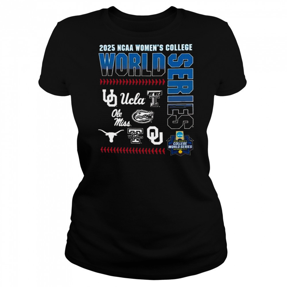 2025 NCAA Women’s College World Series 8-Teams T-Shirt Women's T-shirt