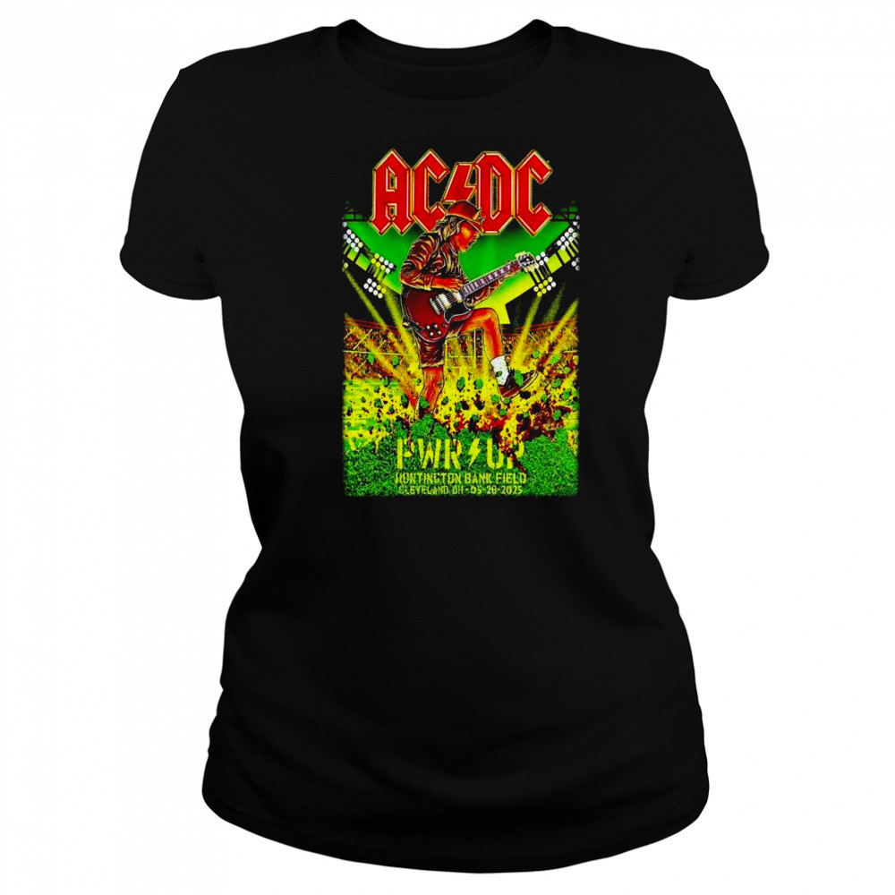 ACDC In Cleveland OH On May 28 2025 Tour Shirt Women's T-shirt