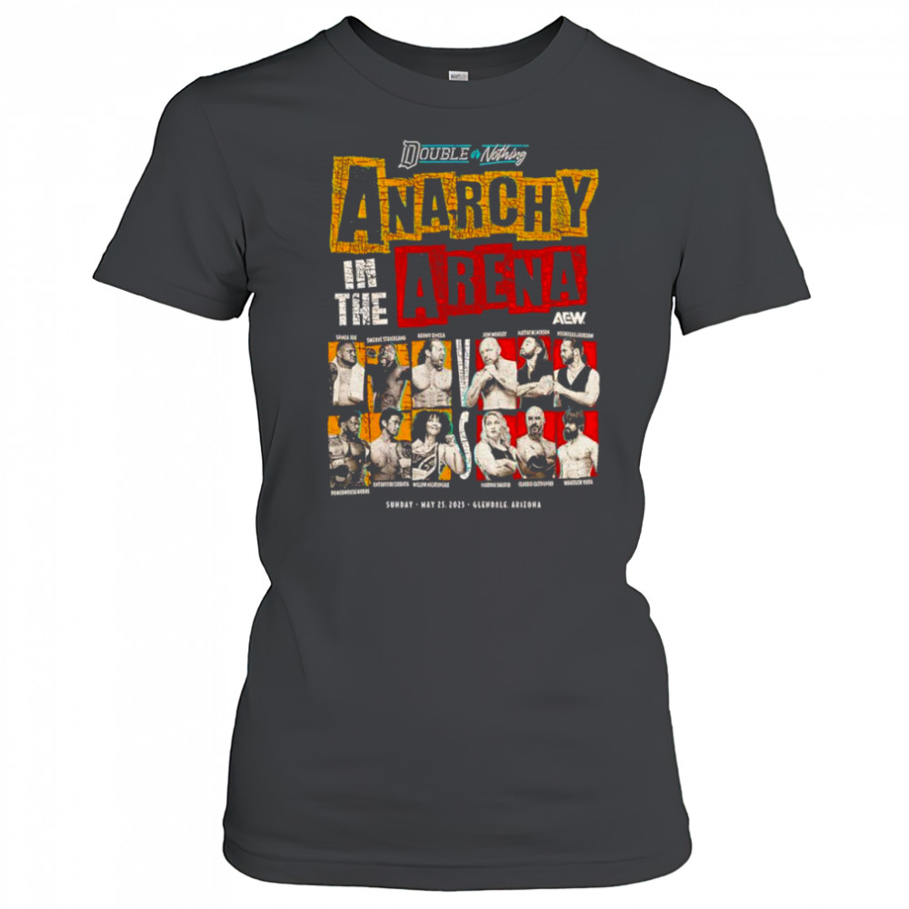 AEW Double or Nothing 2025 Anarchy in the Arena shirt Women's T-shirt