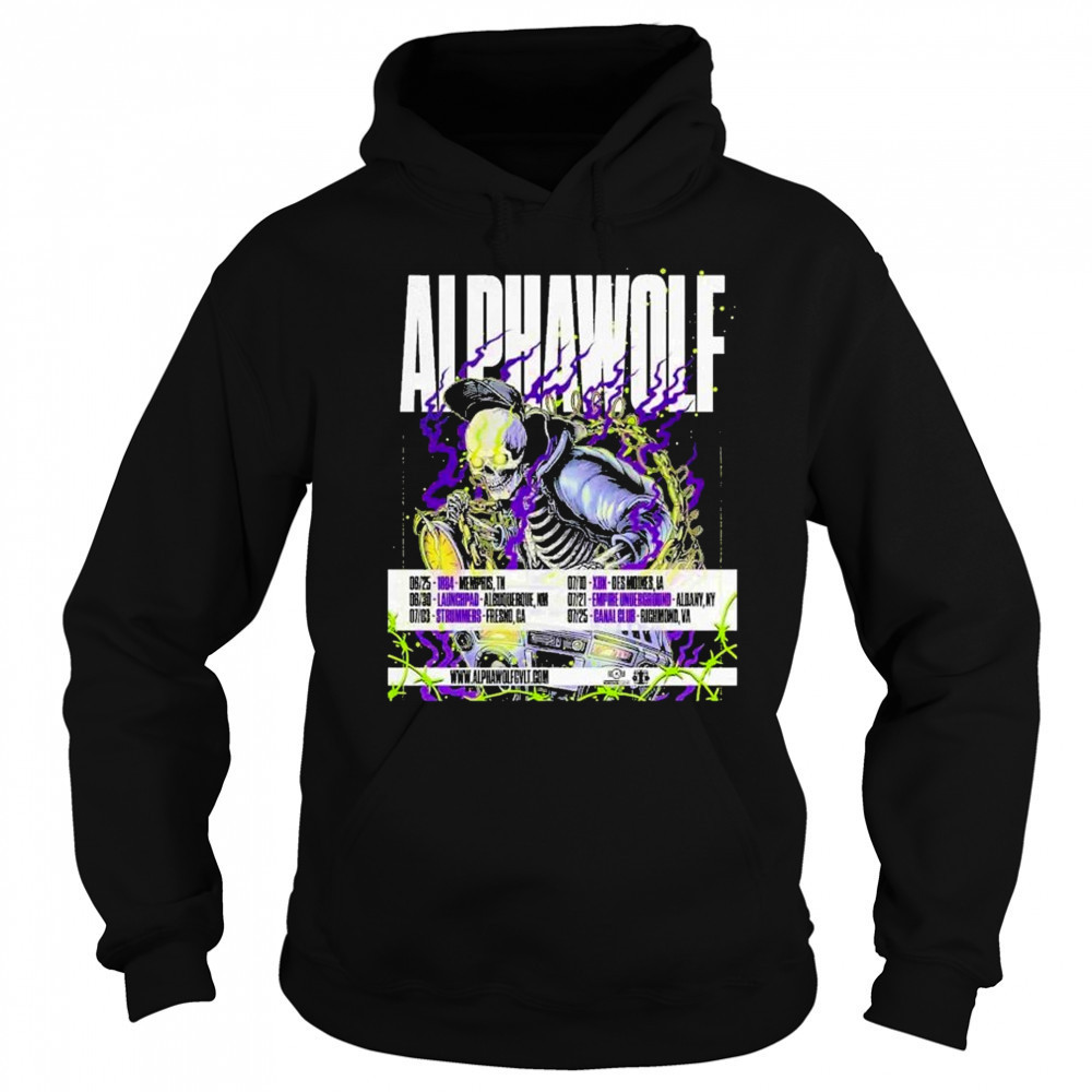 Alpha Wolf Summer Of Loud Festival Dates List 2025 shirt Sweatshirt