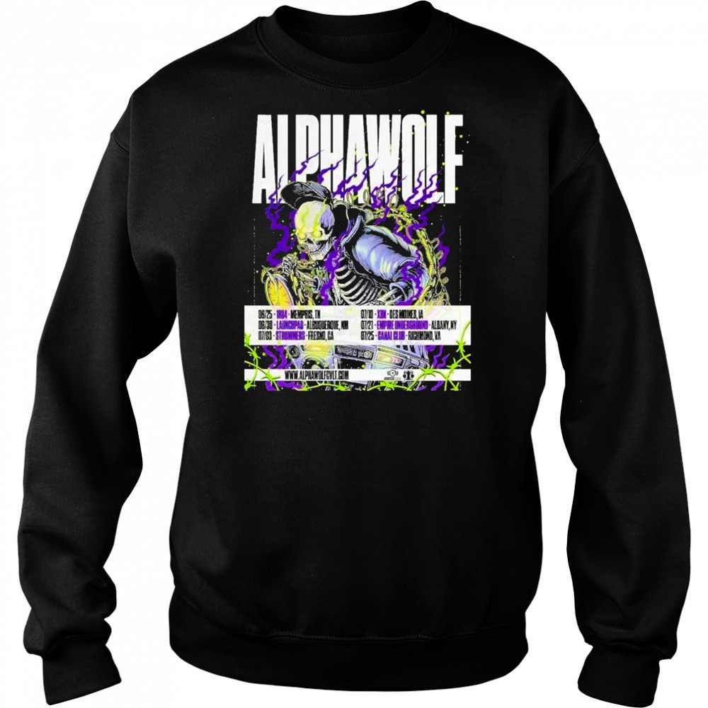 Alpha Wolf Summer Of Loud Festival Dates List 2025 shirt Hoodie