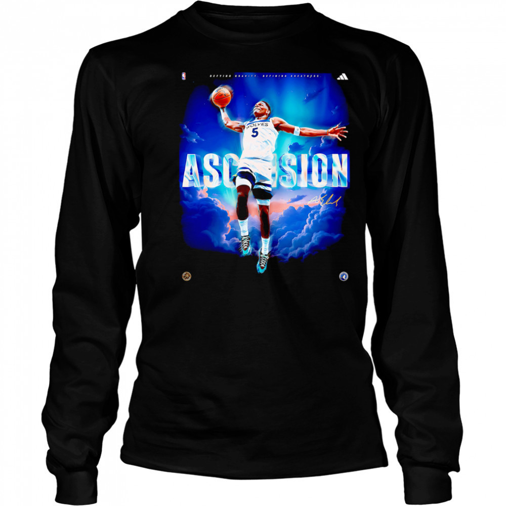 Ascension Anthony Edwards Minnesota Timberwolves shirt Long Sleeved