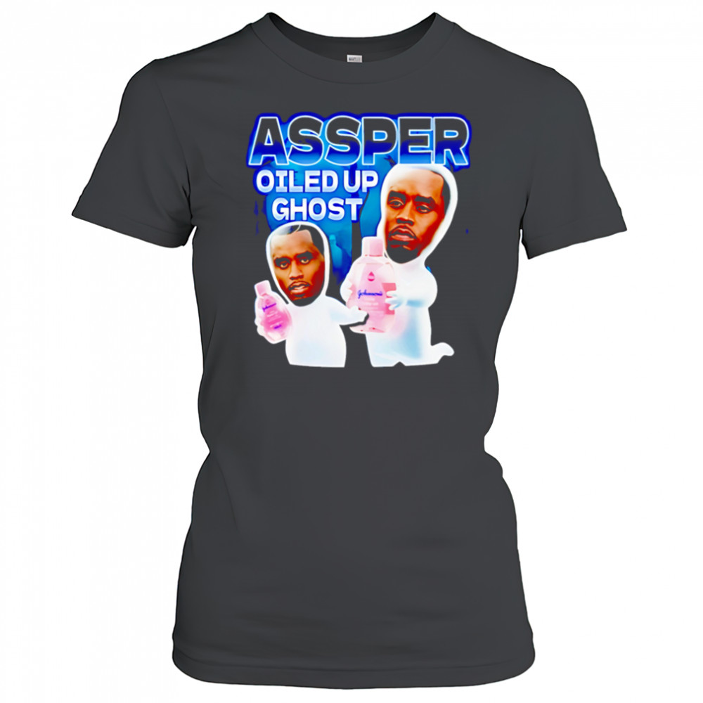 Assper Oiled Up Ghost meme shirt Women's T-shirt