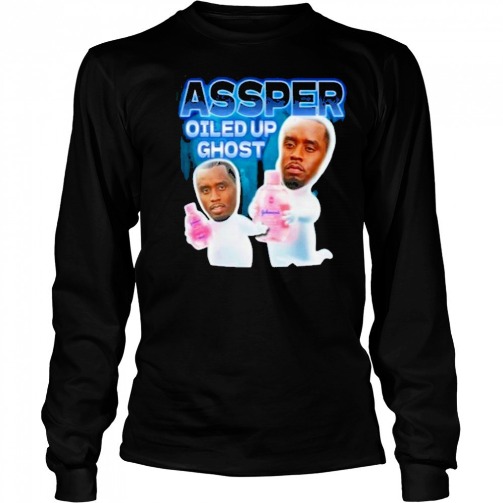 Assper Oiled Up Ghost Shirt Long Sleeved