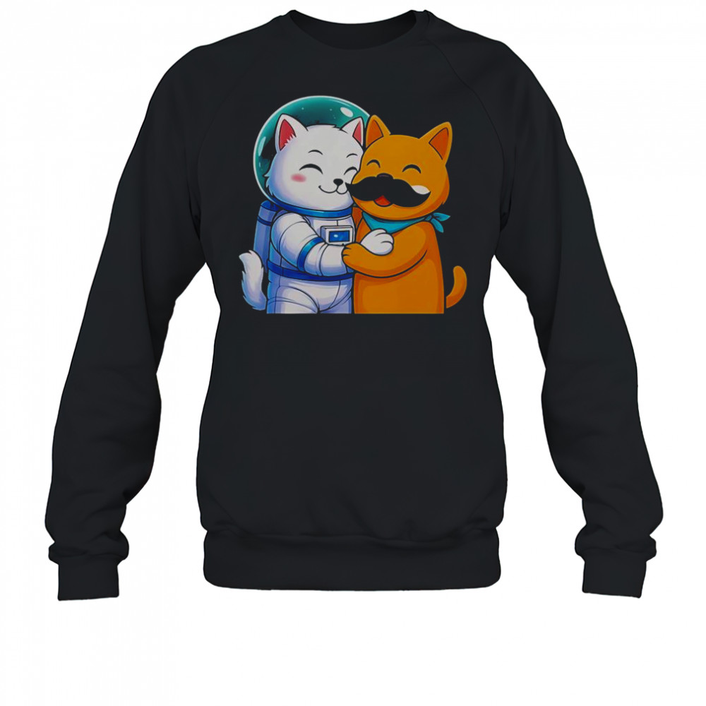 Astrocat And Meow Stash T-Shirt Sweatshirt