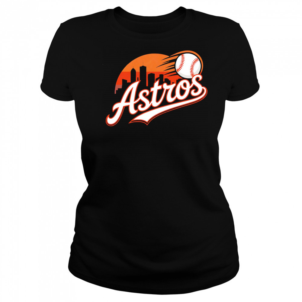 Astros Baseball Skyline shirt Women's T-shirt
