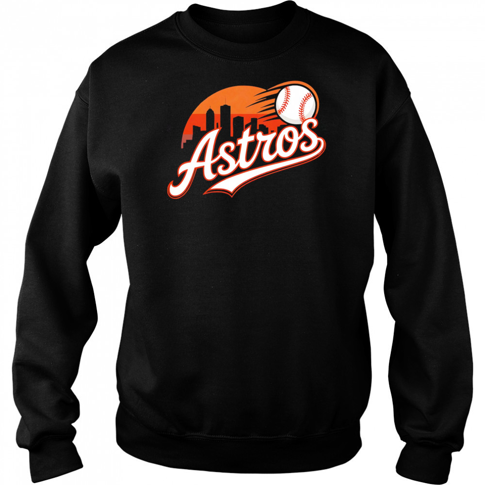 Astros Baseball Skyline shirt Hoodie