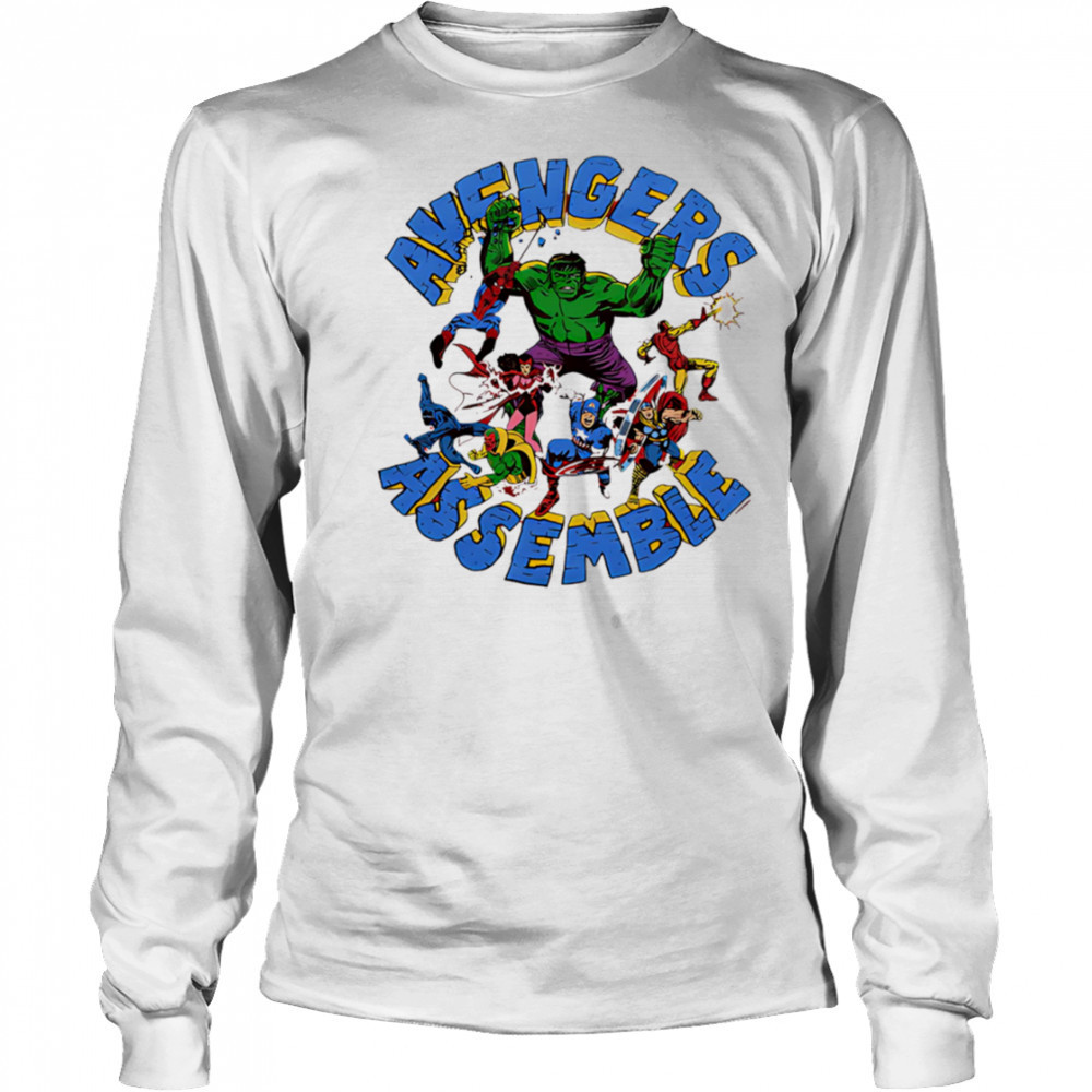 Avengers Assemble superhero shirt Long Sleeved