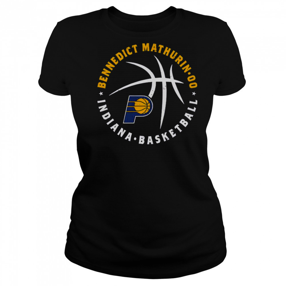 Bennedict Mathurin Indiana Pacers Basketball Player Ball T-Shirt Women's T-shirt