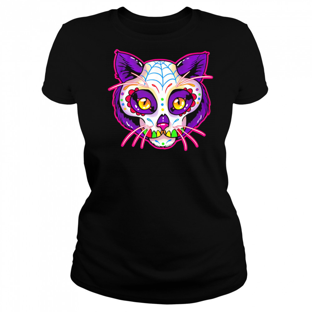 Big head Cat 3D color shirt Women's T-shirt