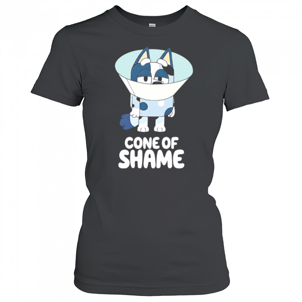 Bluey cone of shame cartoon shirt Women's T-shirt