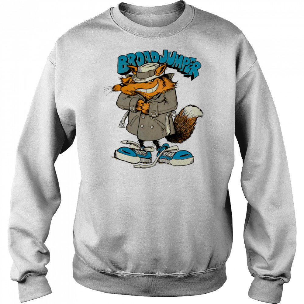 Broad Jumper Wolf cartoon vintage 90s shirt Hoodie