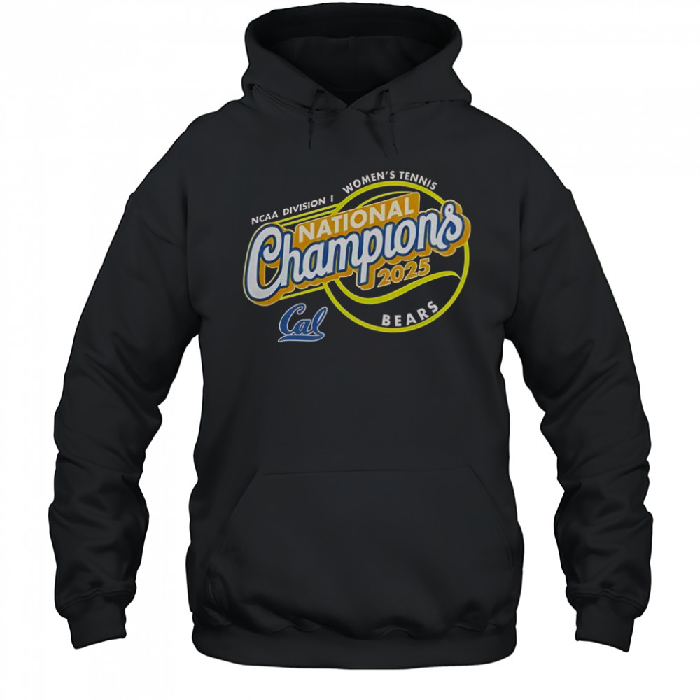 California Golden Bears 2025 NCAA Women’s Tennis National Champions T-Shirt Hoodie