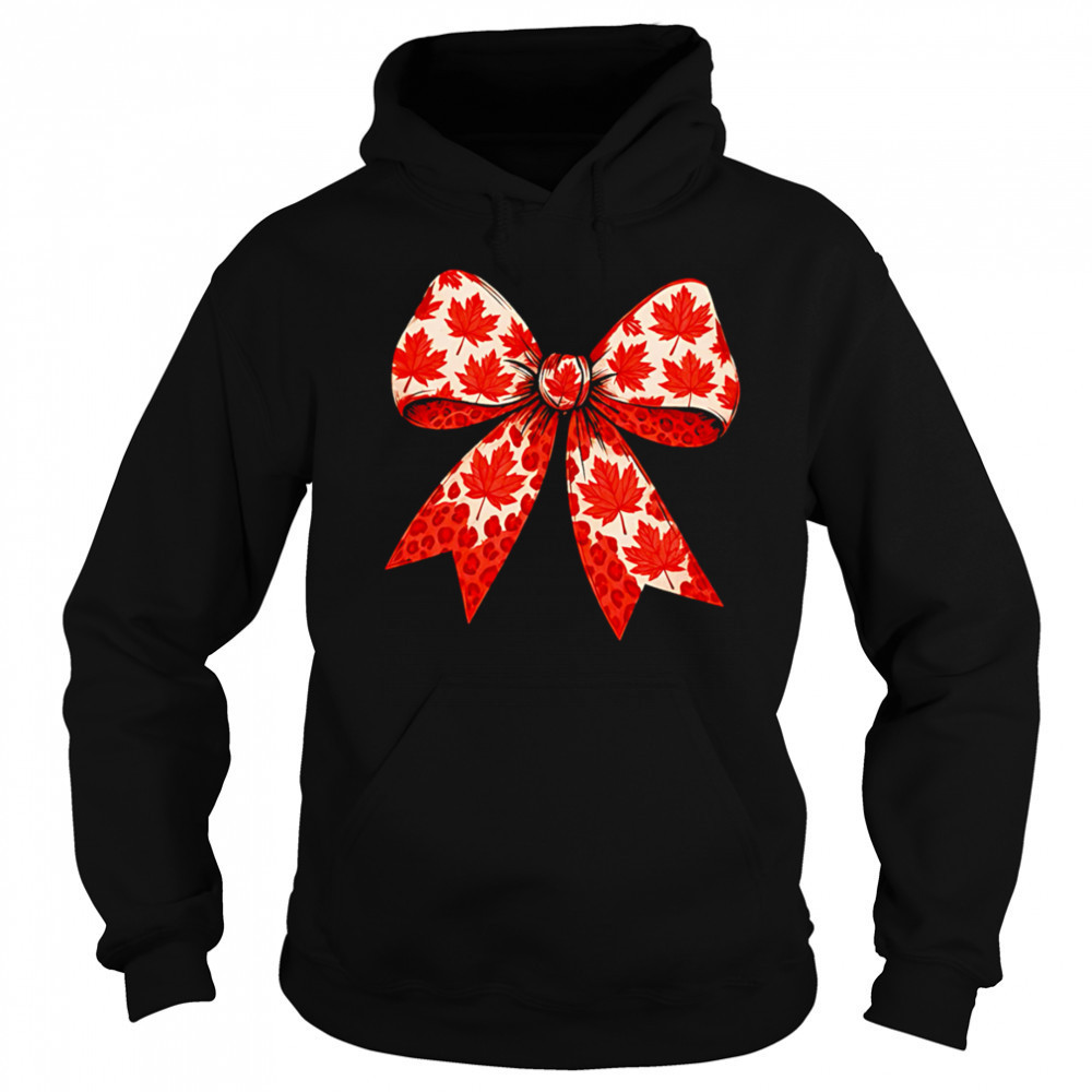 Canadian coquette bow Canada day shirt Sweatshirt