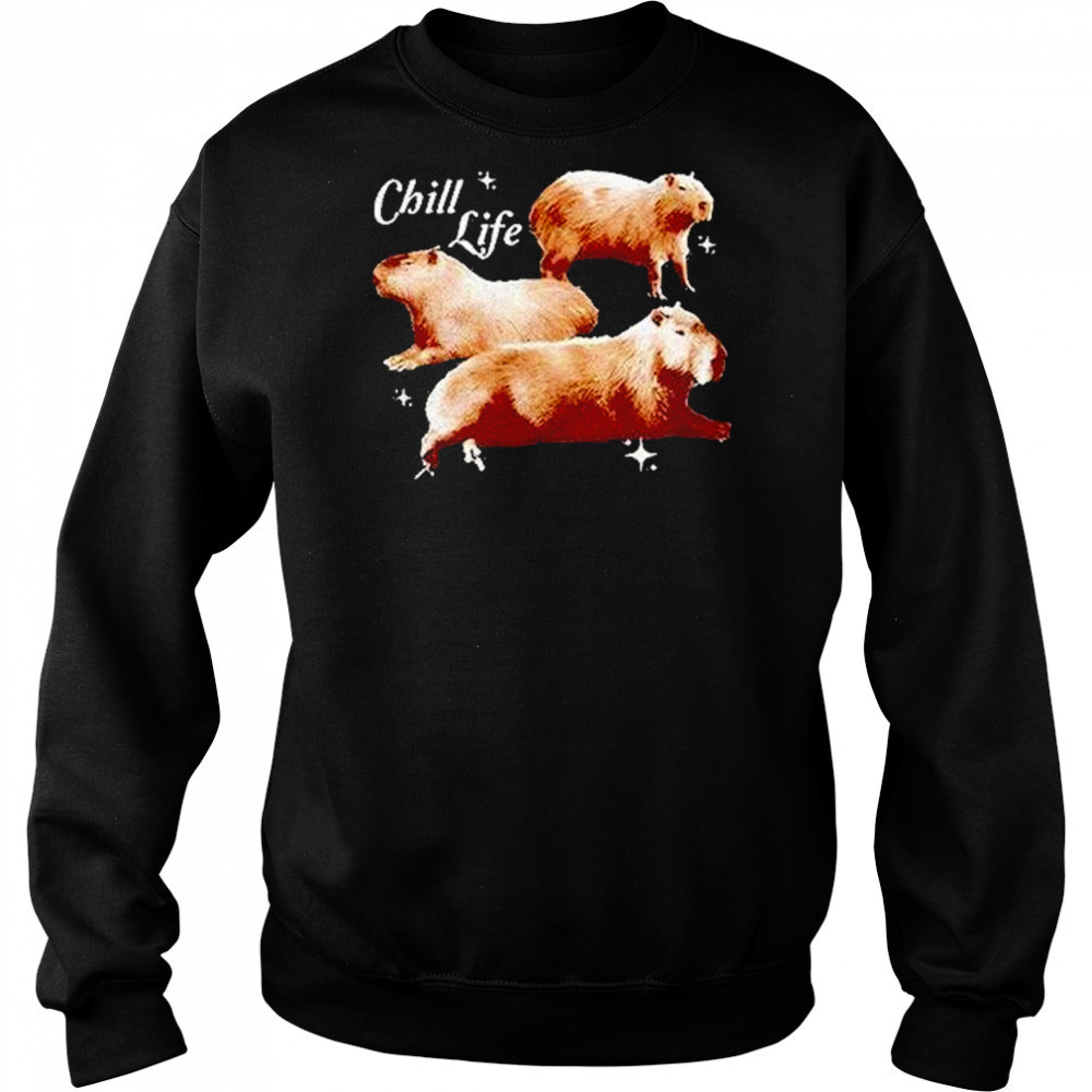 Capybara Chill Life Shirt Hoodie