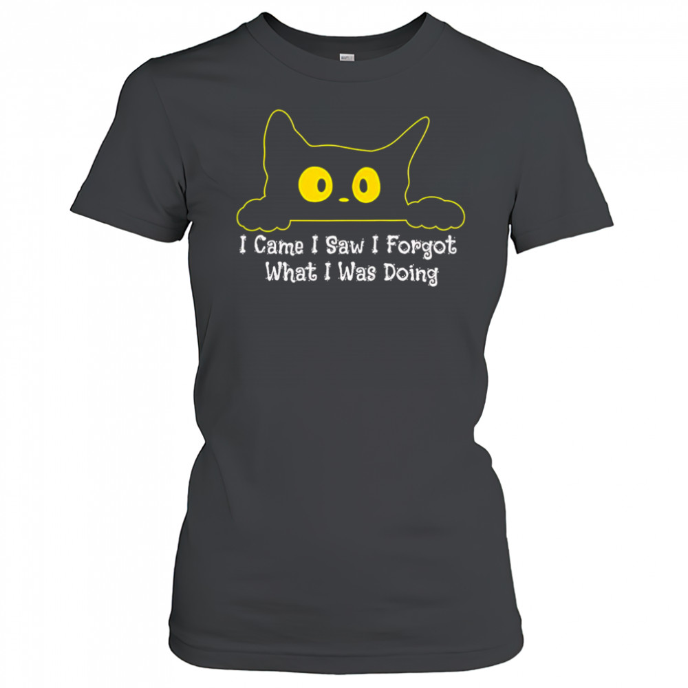 Cat I came I saw I forgot what I was doing shirt Women's T-shirt