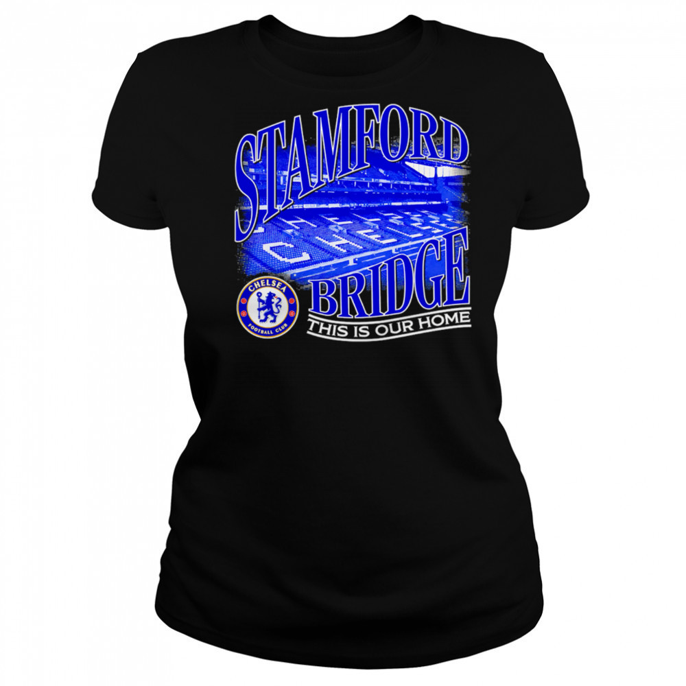 Chelsea FC Duo-Tone Stadium stamford bridge this is our home shirt Women's T-shirt