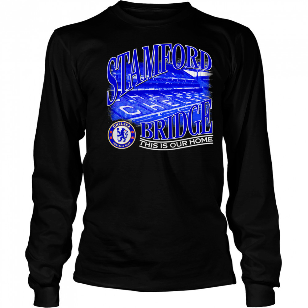 Chelsea FC Duo-Tone Stadium stamford bridge this is our home shirt Long Sleeved