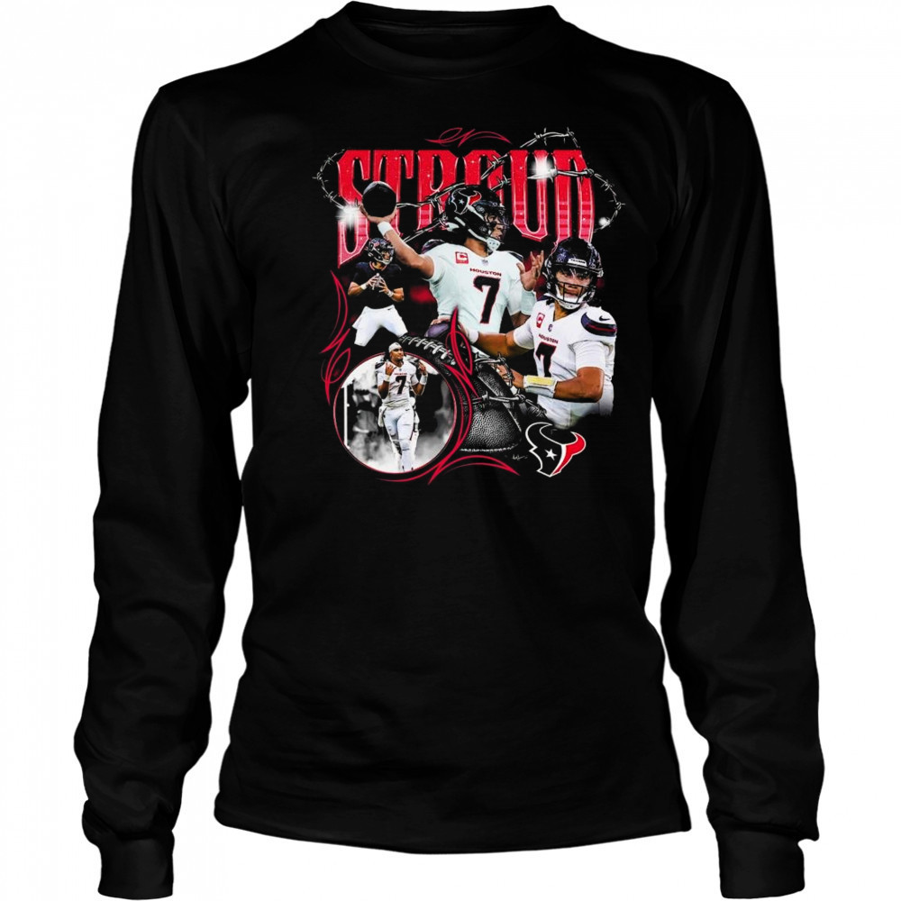 C.J. Stroud Houston Texans Notorious Player Graphic Shirt Long Sleeved