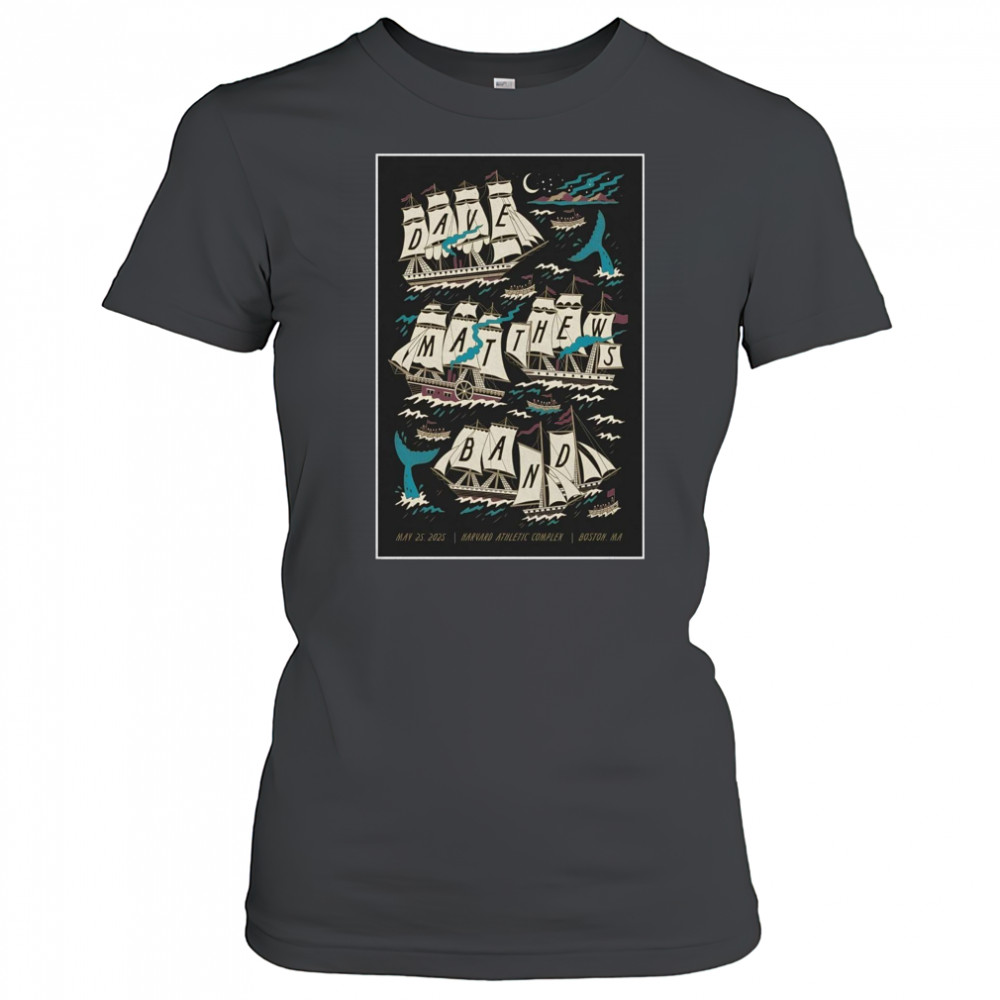 Dave Matthews Band At Harvard Athletic Complex In Boston MA On May 25 2025 Tour t-shirt Women's T-shirt