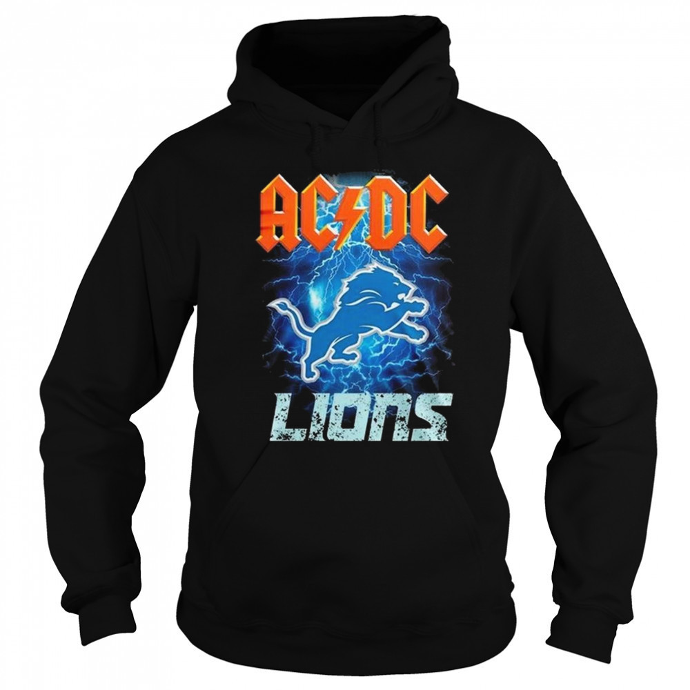 Detroit Lions ACDC Power Up Tour 2025 Shirt Sweatshirt