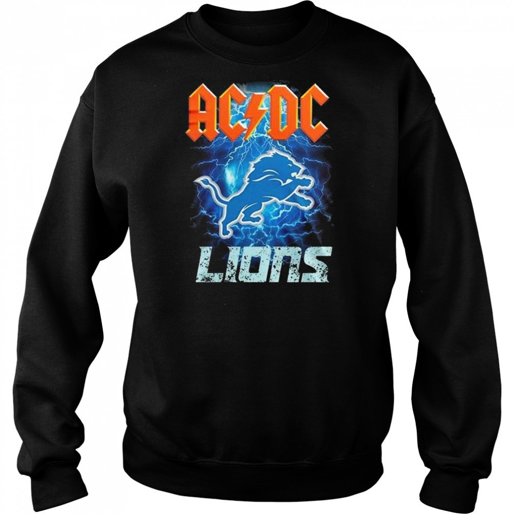 Detroit Lions ACDC Power Up Tour 2025 Shirt Hoodie