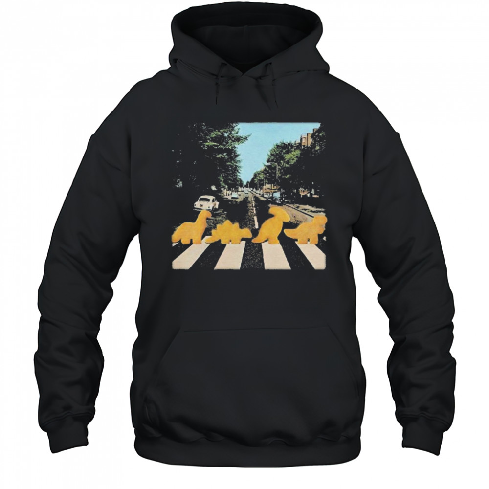 Dino Nugget Road Abbey T-shirt Hoodie
