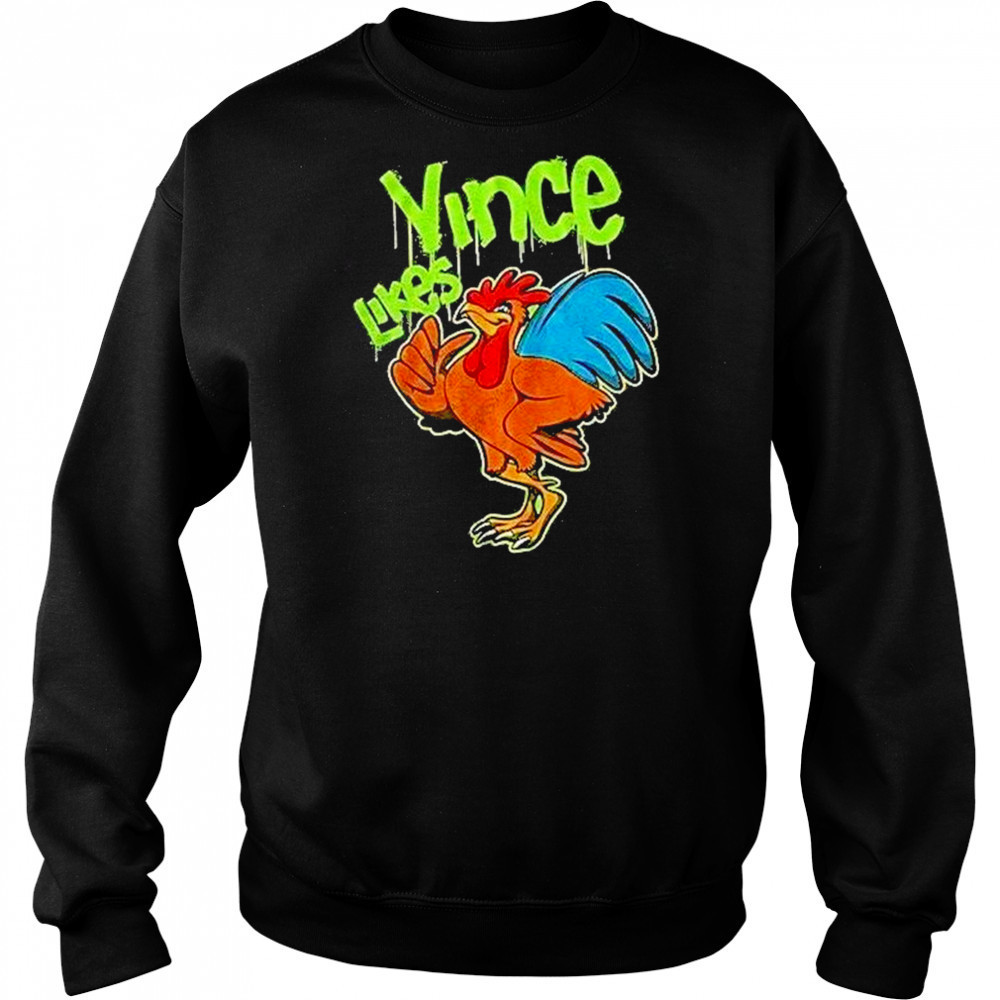 Dominik Mysterio Chicken Vince Likes Shirt Hoodie