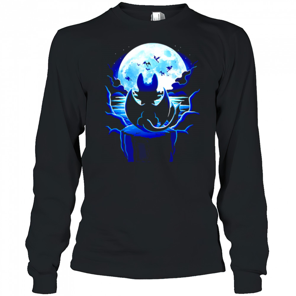 Dragon Land under the moonlight shirt Long Sleeved