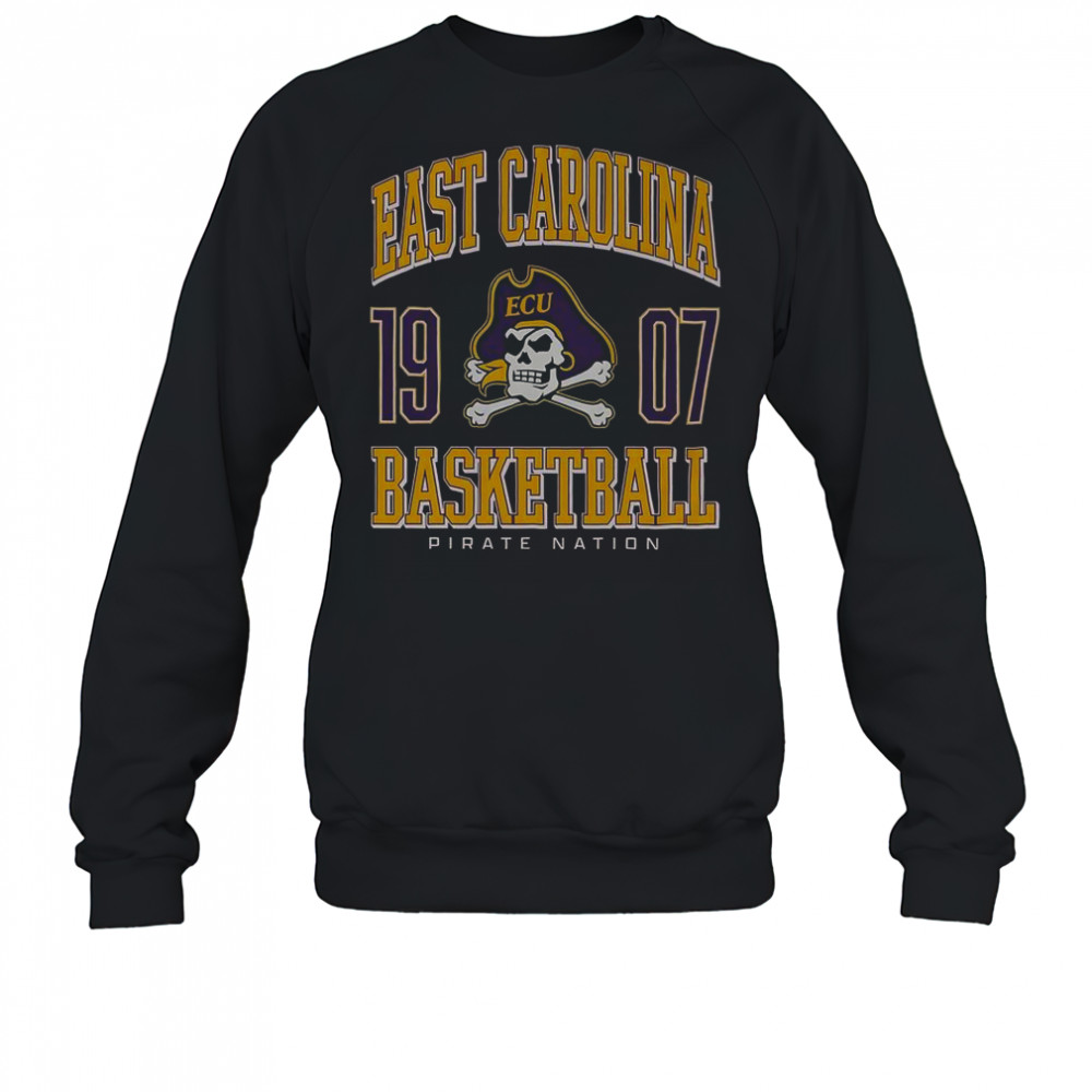 East Carolina Pirates Basketball T-Shirt Sweatshirt