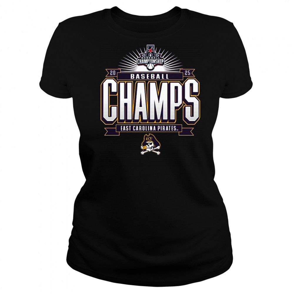 ECU Pirates 2025 AAC Baseball Tournament Champions Shirt Women's T-shirt