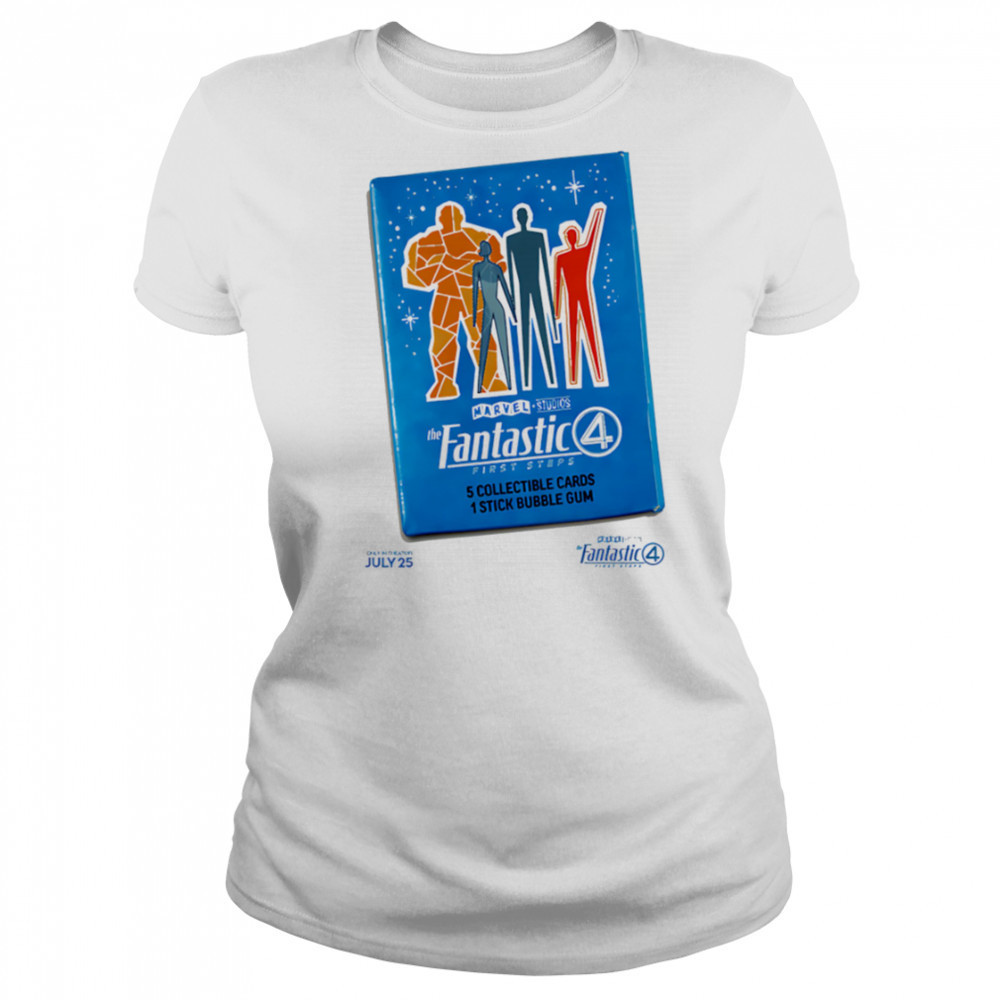 Fantastic Four First Steps Retro Card Pack Women's T-shirt